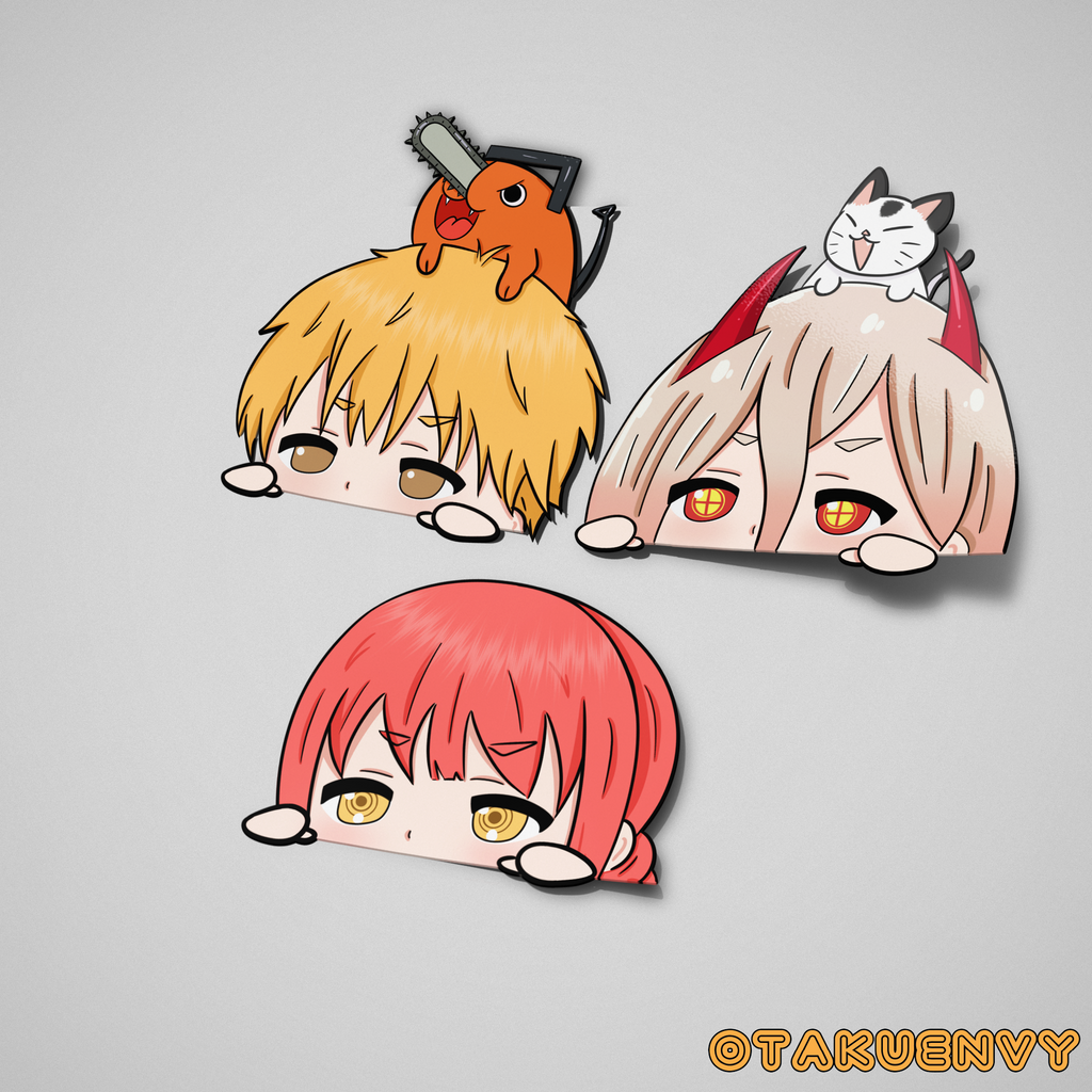 Anime Peeker and Stickers, Chainsaw man